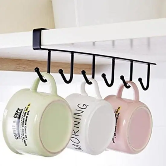 Kitcheniva Under Shelf Coffee Cup Mug Holder 2 Pcs {3}