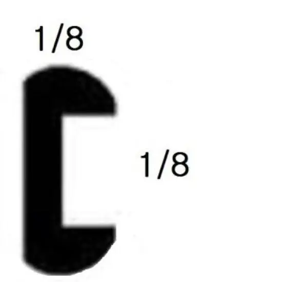 1/8 Round U Lead Came [RU-90]-12ft {4}