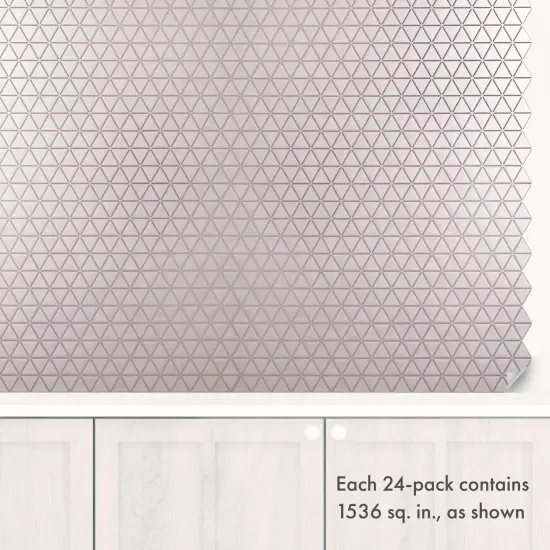 8 in x 8 in Gold Diamond Foil Peel and Stick Paper Tile Backsplash (24-Pack) {6}