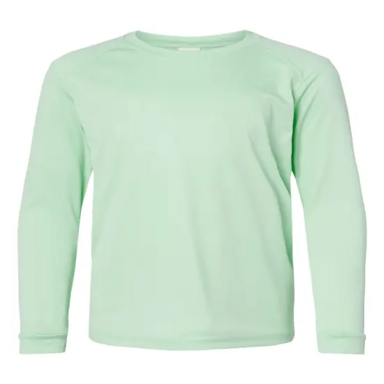 Paragon&reg; Youth Long Islander Performance Crew Neck Long Sleeve T-Shirt Mint green {1}