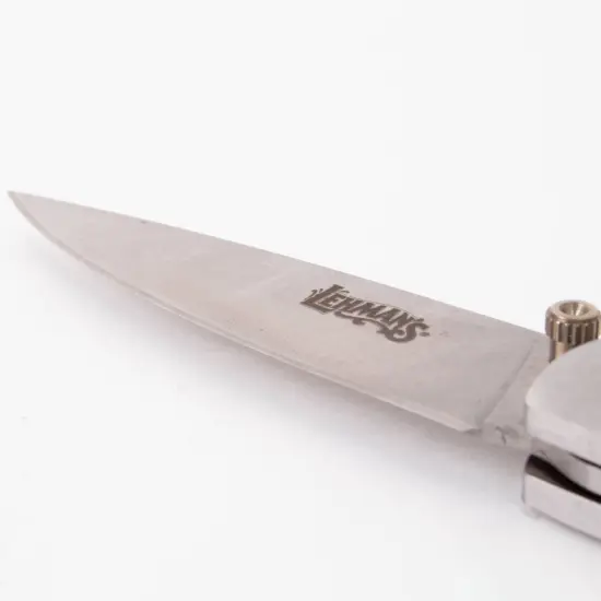 Lehman's Antler Lockback Folding Knife, Compact, All-Purpose Pocket Knives with Stainless Steel 3.5 inch Blade {4}