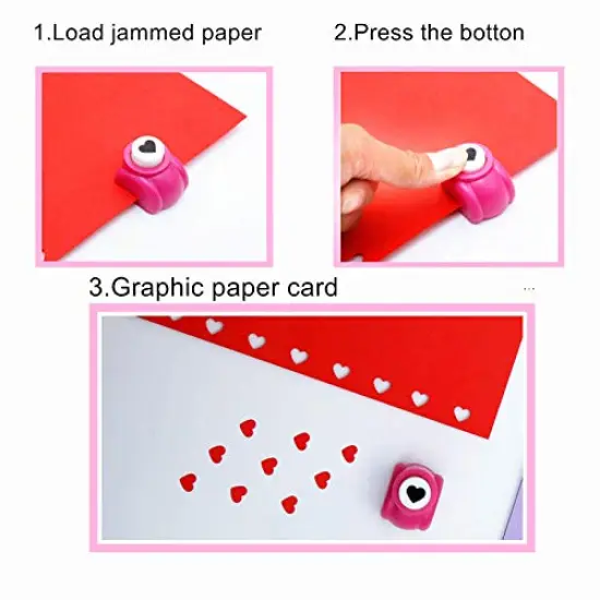 12 Pieces Craft Hole Punch Shapes Set,Small Paper Puncher for Kids,Single Crafting Scrapbook Punches,Star,Butterfly,Leaf,Christmas Tree.Heart,Tag stamp Cards Mini Cutter Nail Arts crafts Punchers Supplies {4}