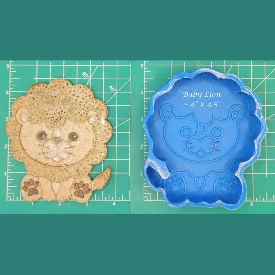 Baby Lion Silicone Freshie Mold {1}