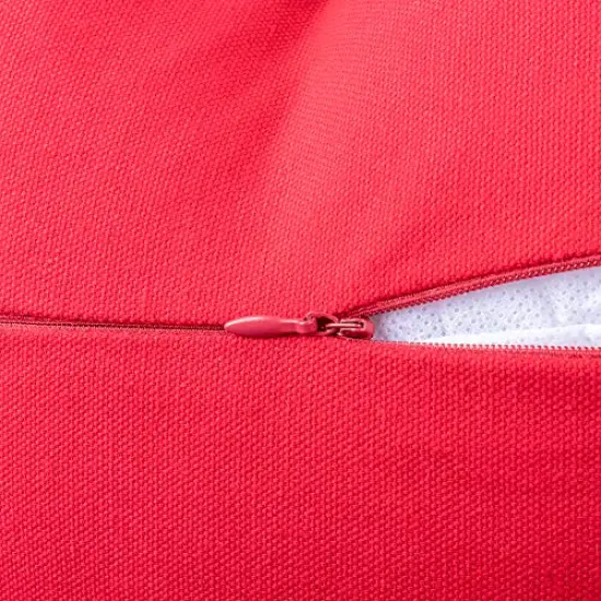 14x16 Inch Red 3D Flower Throw Pillow Cover Aesthetic Decorative Valentines Day Accent Pillow Case Heart Shaped Cushion Handmade Pillowcase for Girls Bed Bedroom Couch Gift {3}