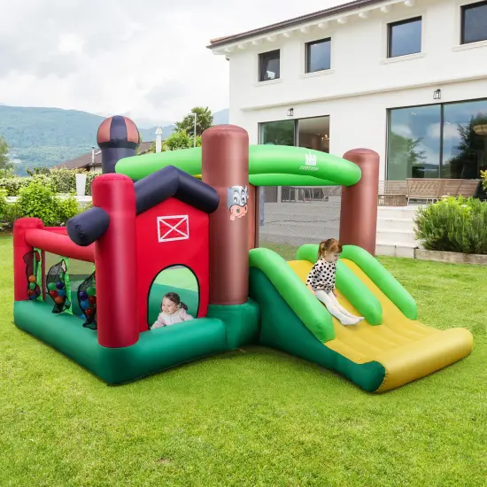 Farm Themed 6-in-1 Inflatable Castle {1}