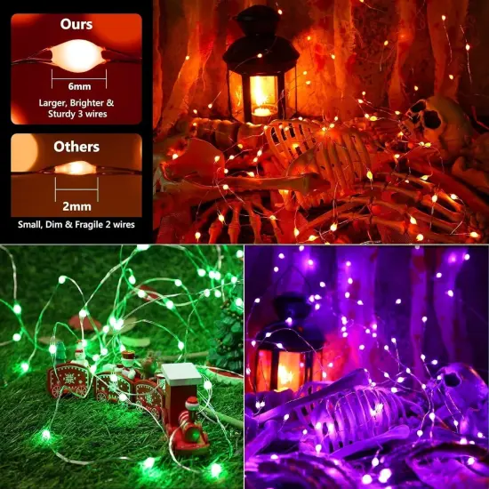 Waterproof Christmas Fairy Lights Blue {4}