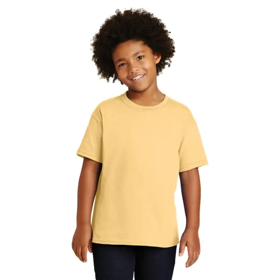 RADYAN&reg; Youth Crew Neck Short Sleeve T-Shirt Yellow haze {1}