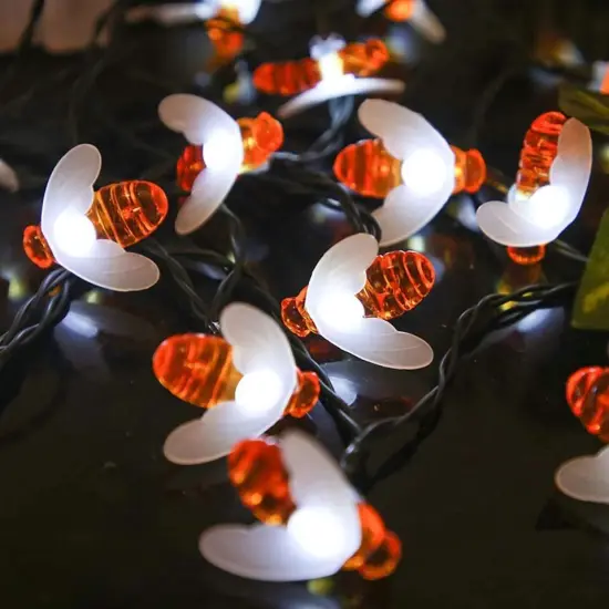 Waterproof Solar Outdoor Lights Bee string lights {1}