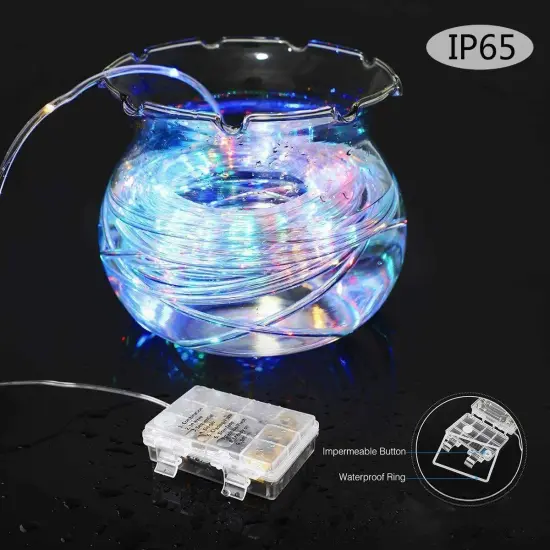 Battery Operated String Lights Waterproof Rope Lights {3}
