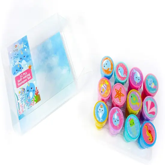 TINYMILLS 12 Pcs Narwhal Stamp Kit {2}