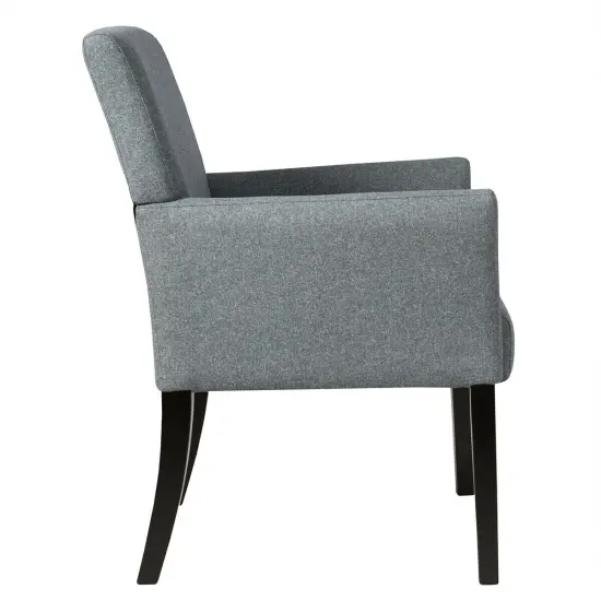 Executive Guest Chair Reception Waiting Room Arm Chair Grey {6}