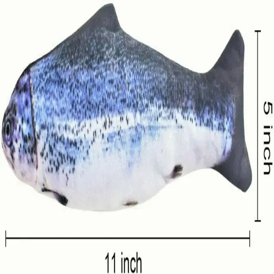 Kitcheniva Toy Fish Dancing Realistic Interactive Cat Kicker Pet Gift {3}