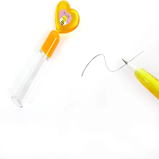 TINYMILLS 24 Pcs Bumble Bees Honeybees Multi Point Stackable Pencil with Eraser for Party Favors {4}