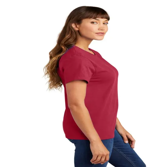 Port & Company&reg; Ladies Crew Neck Short Sleeve Essential Tee Jet black {6}