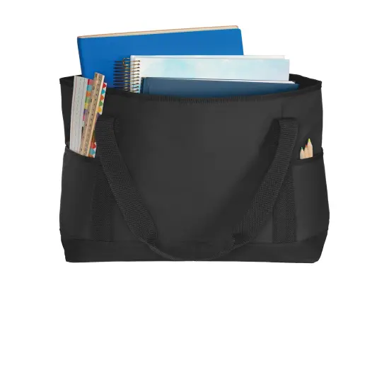 Port Authority&reg; On-The-Go Tote Black/ black {1}