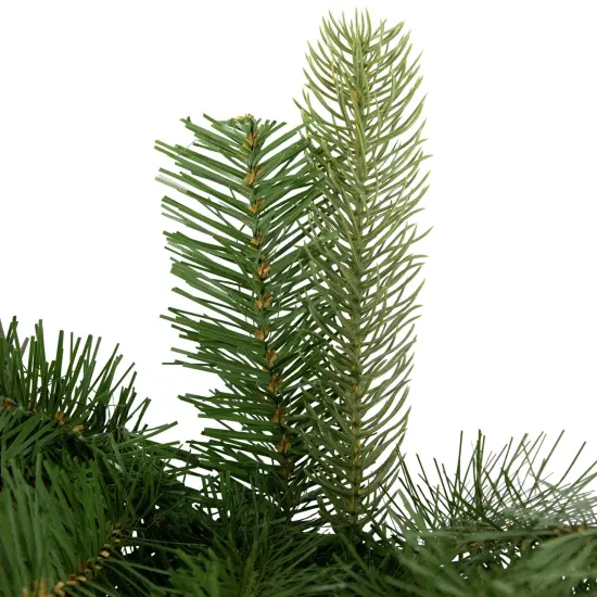 Northlight Real Touch&trade;️ Noble Fir Commercial Christmas Garland with Berries - Unlit - 25' x 12" Green {3}