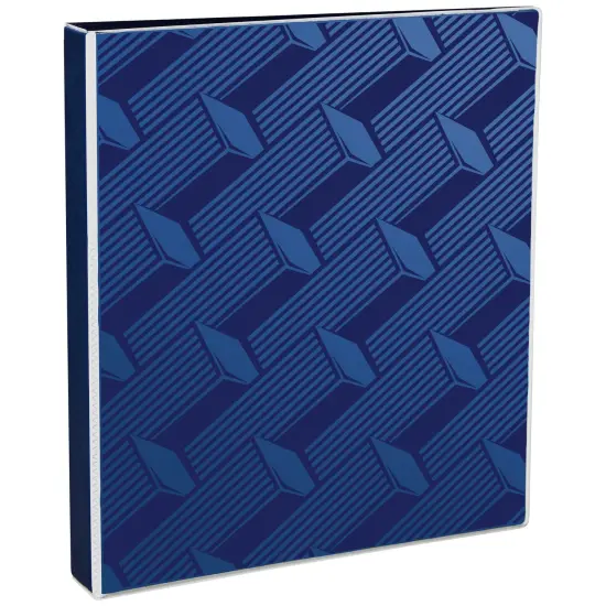 Avery Dual Effect Heavy-Duty 3 Ring Binder, 1 Inch Slant Rings, Navy Blue Binder (03220) {1}