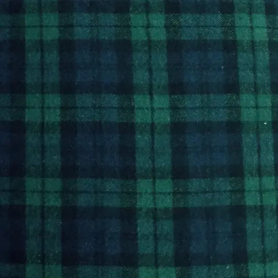 FabricLA 100% Cotton Flannel Fabric - 58/60" Inches (150 CM) - Cotton Tartan Flannel Fabric - Use as Blanket, PJ, Shirt, Cloth Flannel Craft Fabric - Blue & Green, 10 Continuous Yard {1}