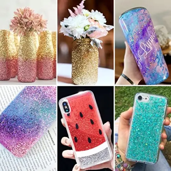 Mix Colors Chunky Glitter 1 Pound 16 OZ Glitter for Resin Crafts Tumblers Cosmetic Makeup Nail Art Festival Decoration {5}