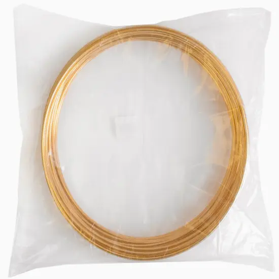 John Bead 10" Brass Metal Rings, 25pcs {4}