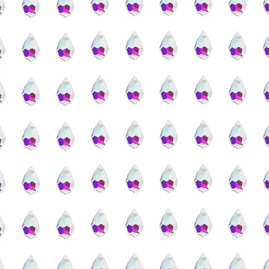 Preciosa 144-Piece Teardrop Glass Pendant, 9x15mm Crystal AB {2}