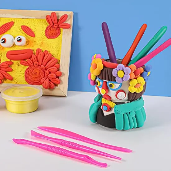 Modeling Clay Kit - 36 Colors Magic Air Dry Ultra Light Clay, Safe & Non-Toxic, Great Toy Gift for Boys and Girls {4}