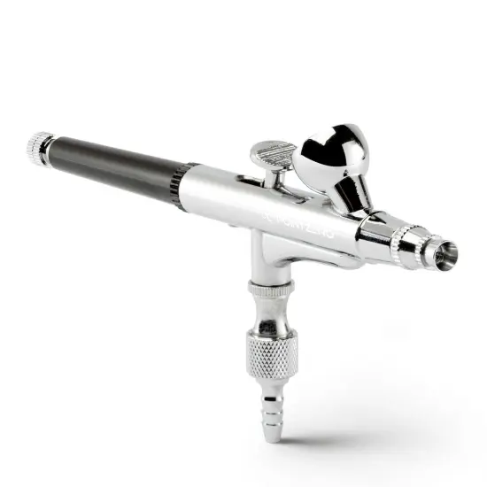 PointZero Dual-Action 2cc Gravity-Feed Airbrush Set with .2mm Nozzle {2}