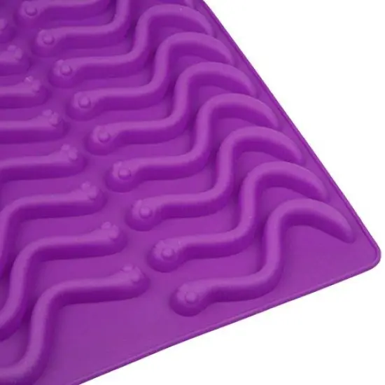 4 Pack Set - XL Nonstick Trays with 2 Droppers for Chocolate, Ice Cubes and More - Makes 140 Candies - Non-Stick Trays, Holiday Gift for Kids {3}