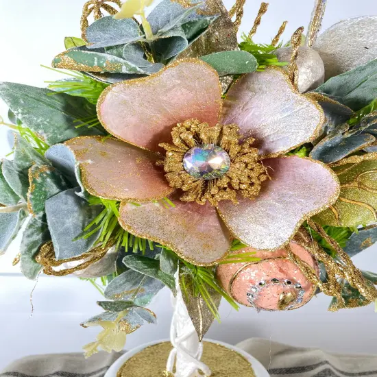 Easter Decorations - Easter Elegant Handcrafted Topiary Centerpiece {2}