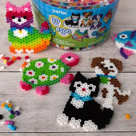 Perler Fused Bead Bucket Kit-Pets {3}