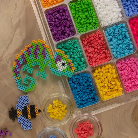 Perler Deluxe Fused Bead Tray 4,000/Pkg-With Pegboard {5}