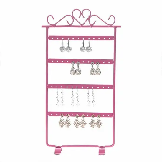 Kitcheniva Jewelry Metal Stand Holder Pink {1}