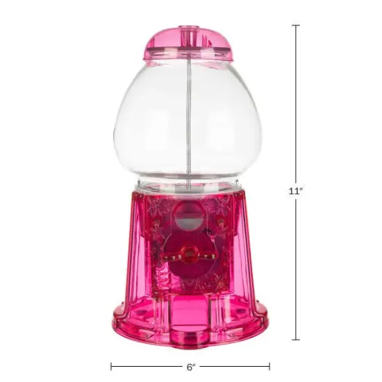 Pink Gumball Machine for Kids Girls Gumball Bank Candy Dispenser for Home, Bar, Carnival Party Candyland Party Favors {3}