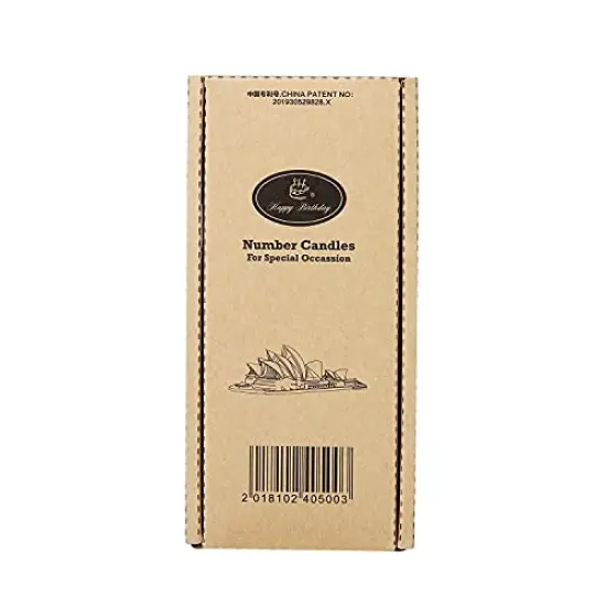 60th Birthday Candles,Gold Number 60 Cake Topper for Birthday Decorations Party Decoration {4}