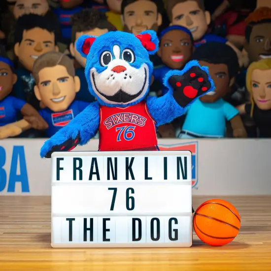 Bleacher Creatures Philadelphia 76ers Franklin Hardwood Classics 10" Mascot Plush Figure (Red Uniform) {2}