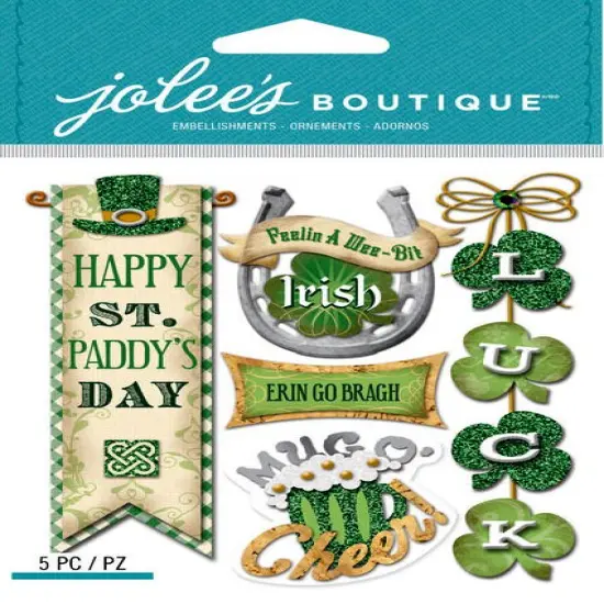 Jolee's Boutique Irish Words & Phrases Dimensional Stickers {1}