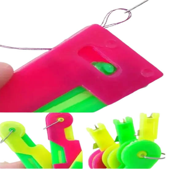 Kitcheniva Automatic Sewing Needle Threader For Elderly 10 Pcs {3}