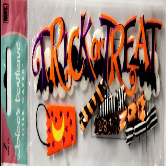 Jolee's Boutique Trick Or Treat Dimensional Title Stickers {1}