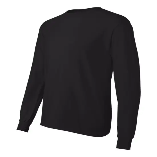 Hanes&reg; Authentic Classic Fit Crewneck Long Sleeve T-Shirt Light steel {4}
