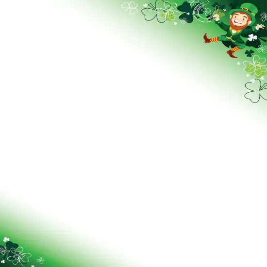 Great Papers! Happy Leprechaun St. Patrick's Day Stationery Letterhead, Invitations and Announcements, Printer Friendly, 8.5"x11", 80 Pack {1}