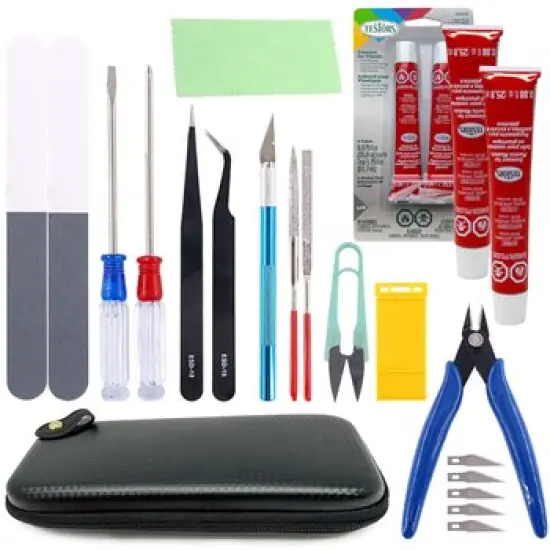 Testors Cement Glue for Plastic - Testors Model Kit - Compatable Tools for Gundam Model Kit Crafts - Beginner Model Assemble Building Kit {1}