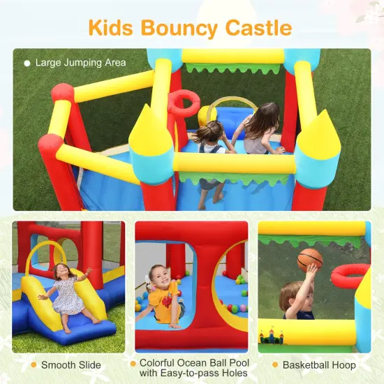 Inflatable Bounce Slide Jumping Castle Without Blower {5}