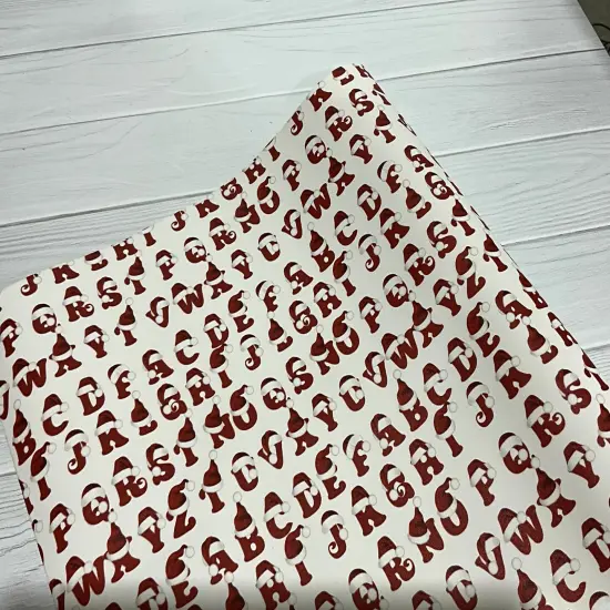 A Christmas Alphabet Smooth Printed Vinyl {1}