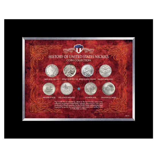 History of United States Nickels Coin Collection {1}