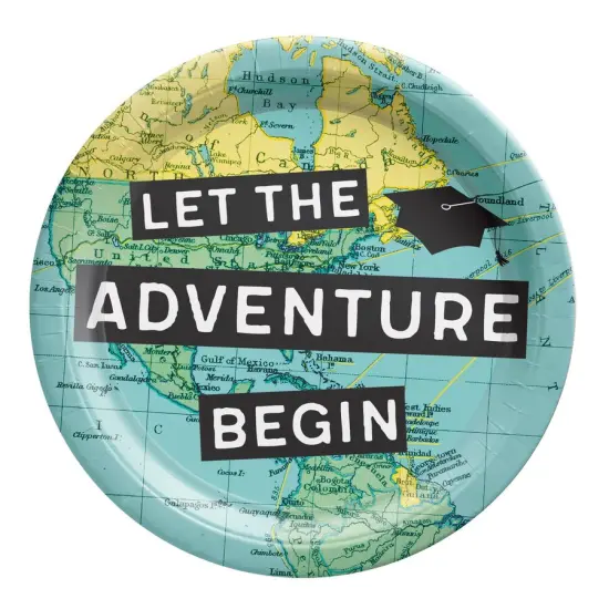 The World Awaits Round Plates, 7" {1}