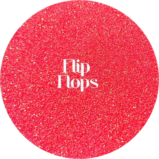 Polyester Glitter - Flip Flops by Glitter Heart Co.&trade; {1}