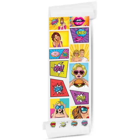 Vibrant Pop Art: DTF (Direct-to-Film) Gang Sheets - 22x60 Wholesales Gang , Bulk DTF Sheets , Ready to Press , Direct to Film Transfer, Personalized Heat Print {2}