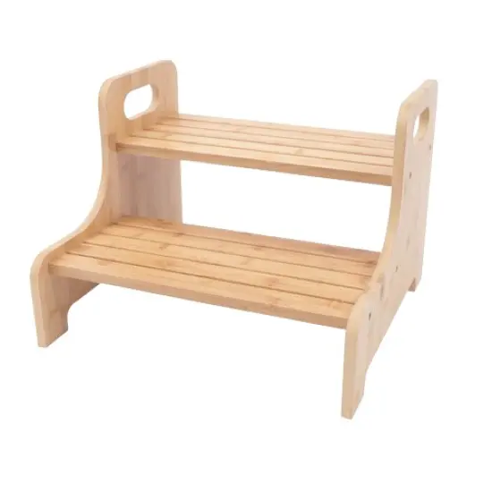 Kitcheniva 2 Steps Stool Ladder Benches High Stair {1}