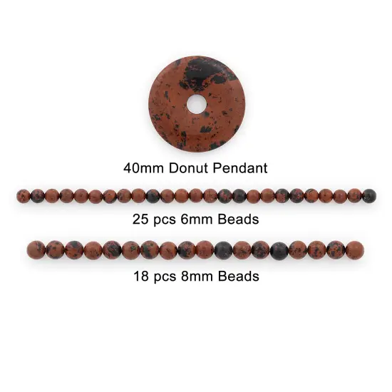 Mahogany Obsidian Natural Gemstone Collection Value Pack {3}