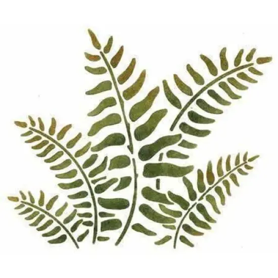 Fern Wall Stencil {1}
